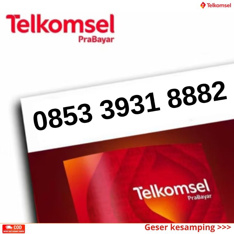 Nomor Cantik Telkomsel 3931 Nomor Cantik triple