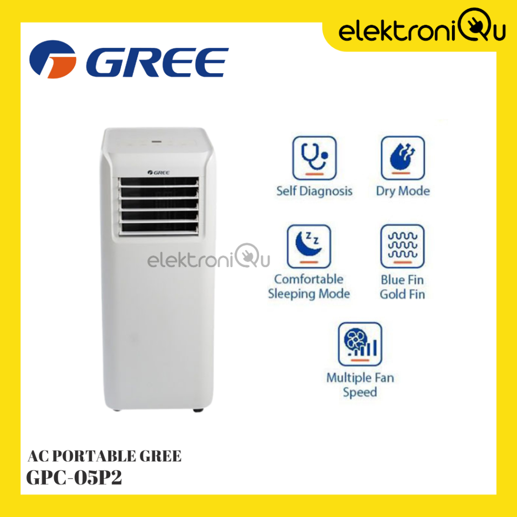 AC GREE GPC-05P2 AC PORTABLE 1/2 PK STANDARD