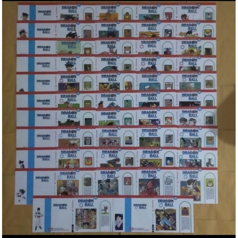Cover Komik Dragon Ball Z List Merah Langka Lengkap Mulus