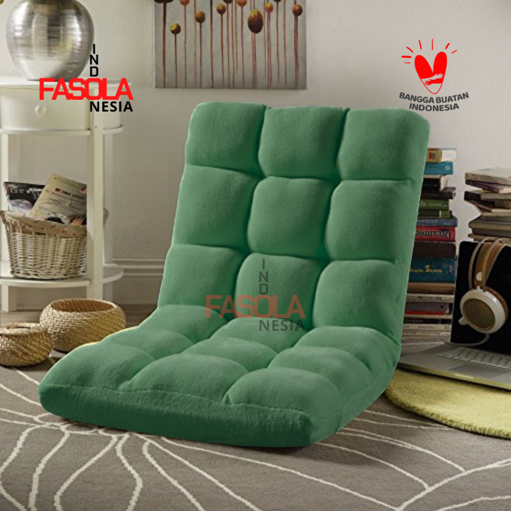 Kursi Lesehan Lantai Tatami Reclining 40 Lazysofa Lipat Sandaran Murah Viral