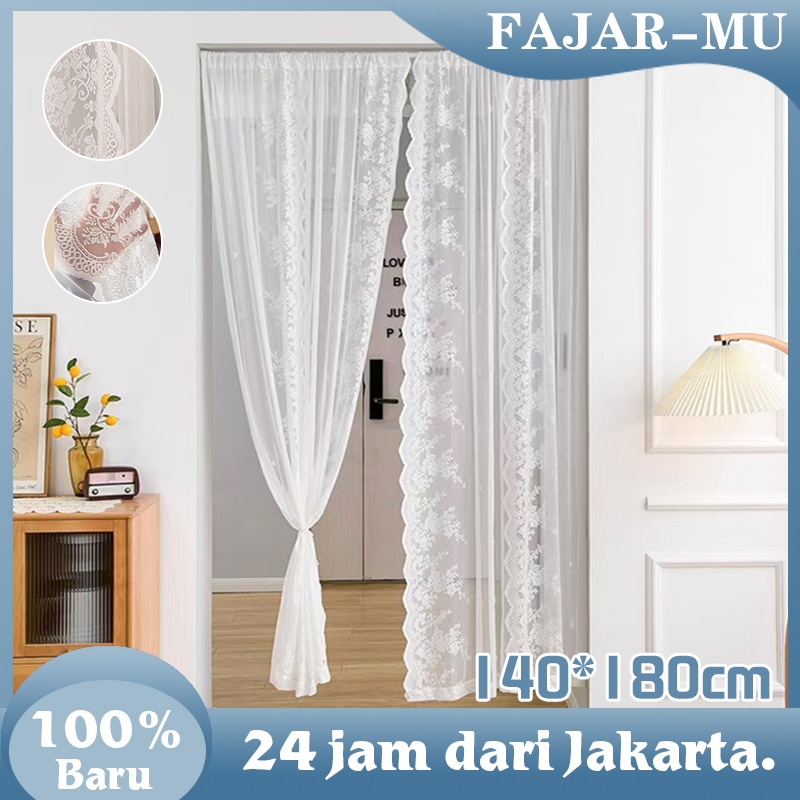 Gorden Vitrase Tirai Minimalis Gorden Siang Tirai Pintu Kamar Dalaman Untuk Pintu Jendela