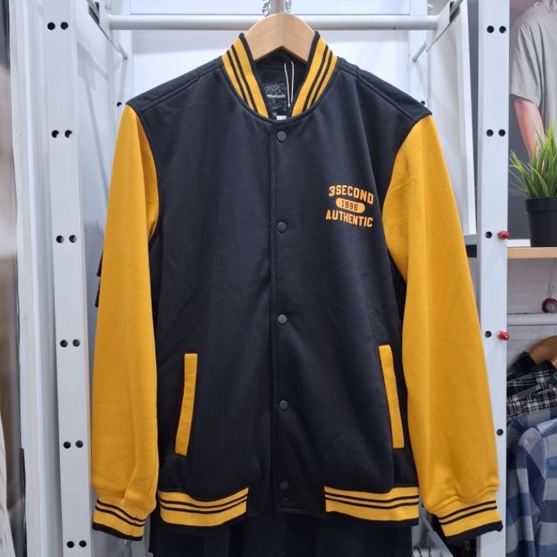 Jaket Bomber Pria 3Second Regular Fit Original 260225
