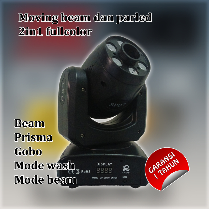 Moving beam dan parled fullcolor 2in1 moving head beam