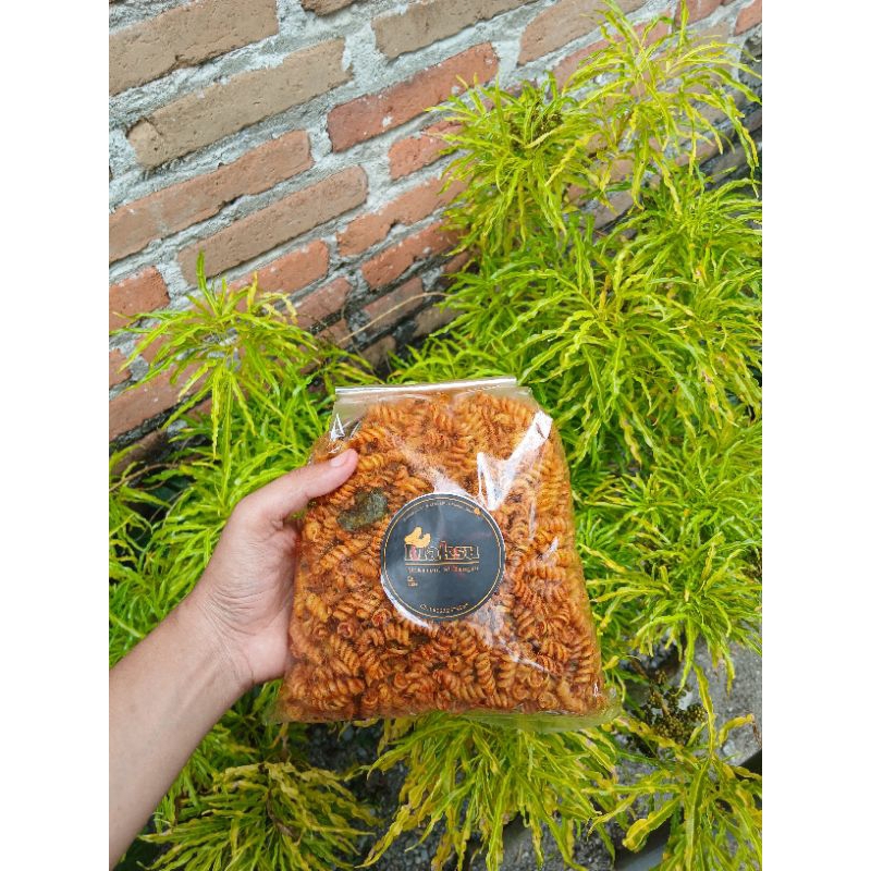 

1kg Makaroni Spriral Pedas Daun Jeruk [Termurah] MAKSU makaroni si bungsu