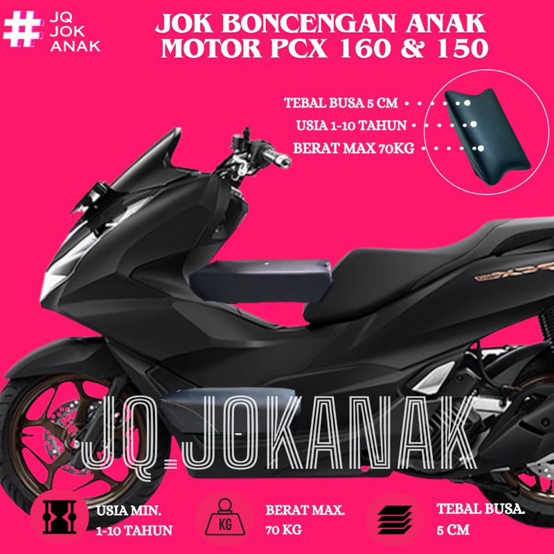 Jok Boncengan Anak Motor PCX 160 PCX 150 2012-2025 Kursi Dudukan Anak Motor Matic