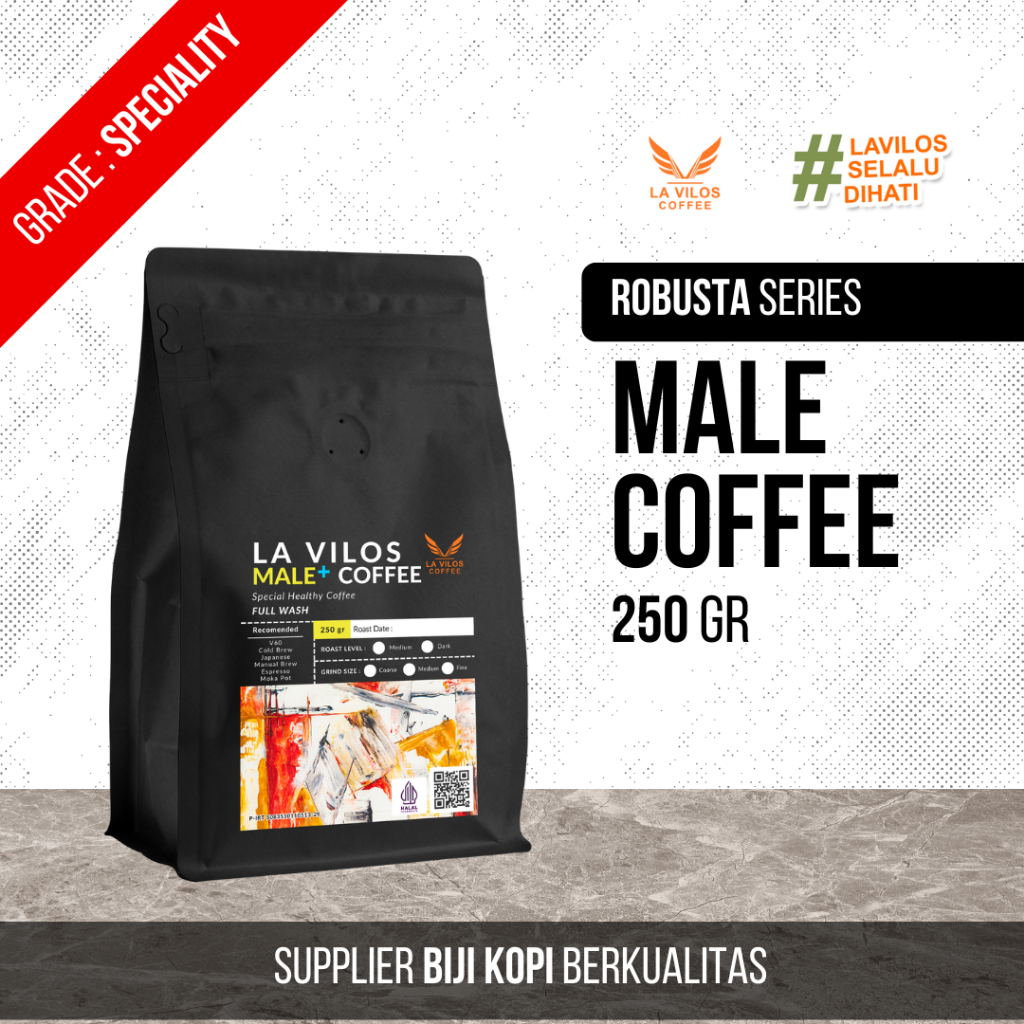 

LA VILOS - Male Coffee Robusta / Kopi Lanang