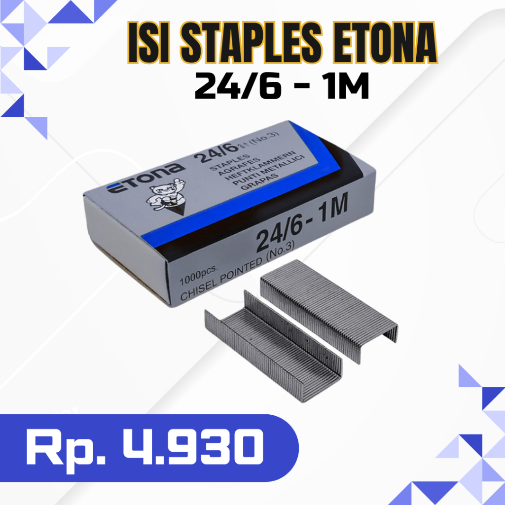 

Isi Staples Etona 24/6 No. 3