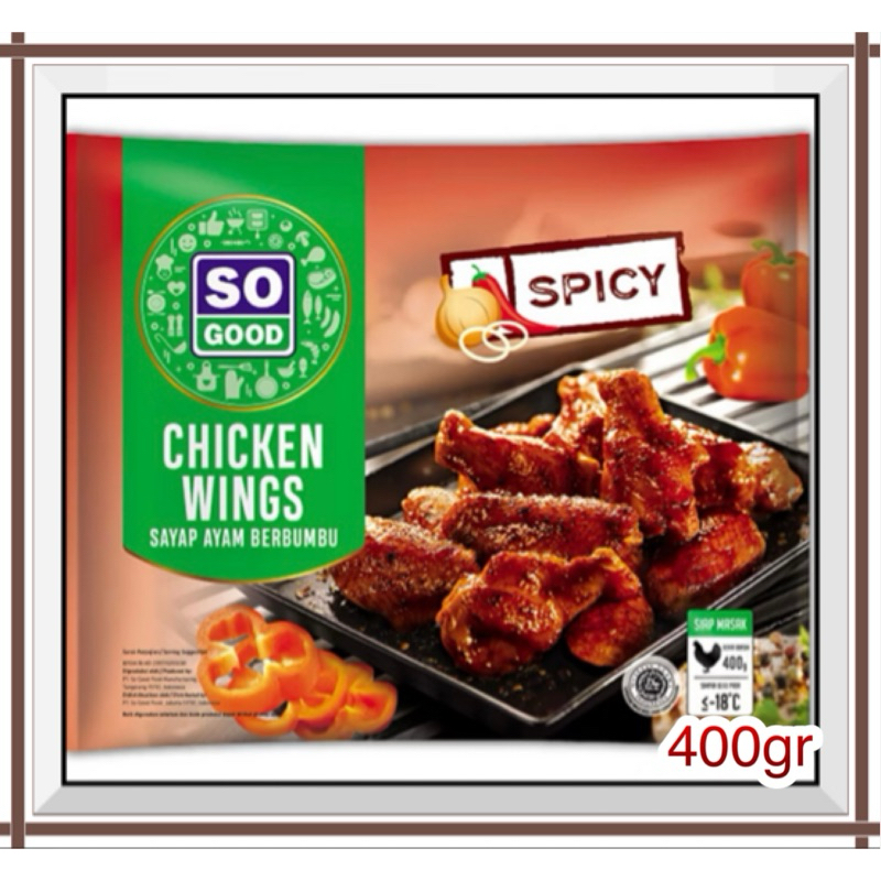 

So Good Spicy Chicken Wings 400gr