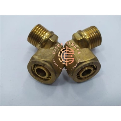 knee drat luar / knie drat luar / kdl air panas untuk ariston , modena SOKET KUNINGAN - L DRAT LUAR 