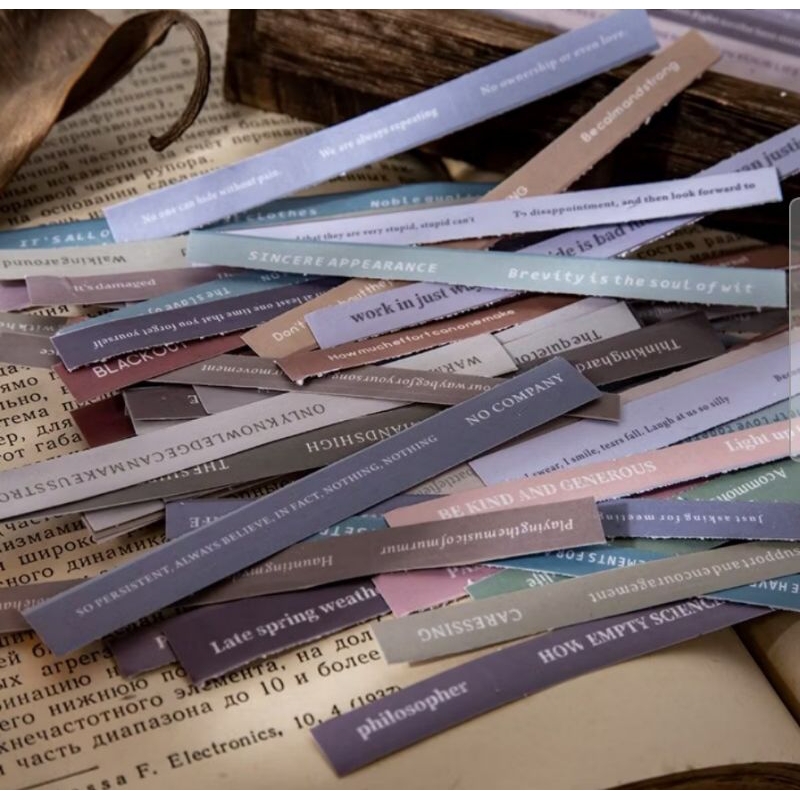 

3 Pcs Letters Sticker For Journaling/Scrapbook