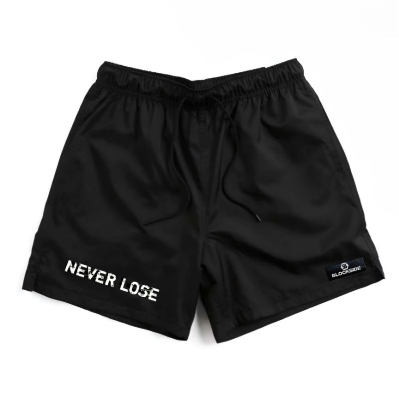 BLOCKSIDE - Celana Pendek Olahraga Unisex Never Lose