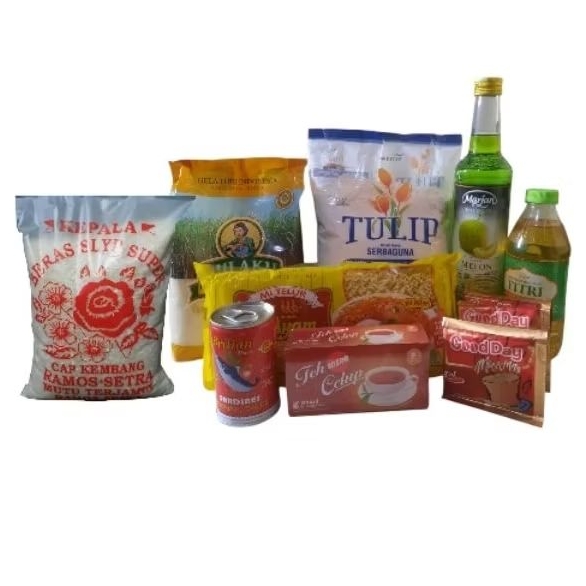 

PAKET SEMBAKO LENGKAP PRAKTIS HEMAT/PAKET MURAH/PAKET BERBAGI/PENGAJIAN/IDUL FITRI FREE GODDIEBAG