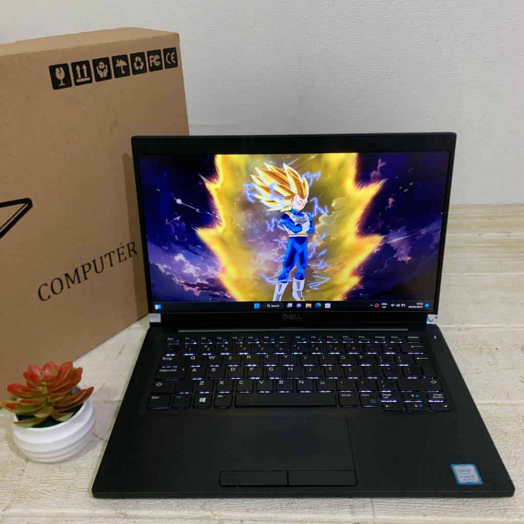 Second Laptop Slim Dell Latitude 7390 | Core i5 8350U | RAM 16 GB | SSD 256 GB | Layar 14"FHD | Wind
