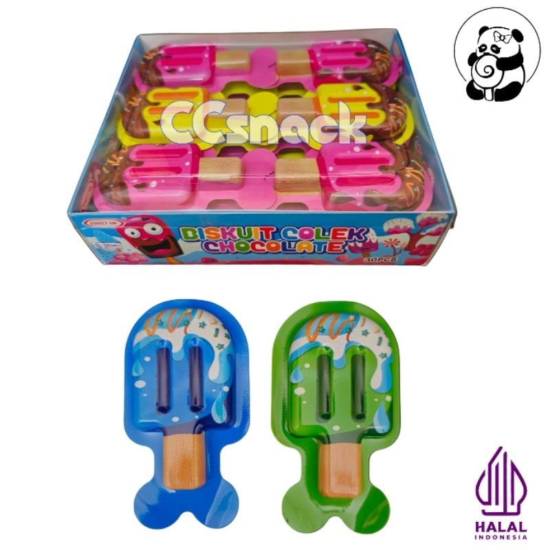 

SWEET ME BISKUIT COLEK CHOCOLATE ICE CREAM BOX ISI 30