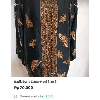 Batik Sutra Danarhadi preloved