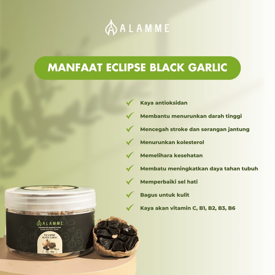 

Alamme - Eclipse Black Garlic (Multiclove) Alamme