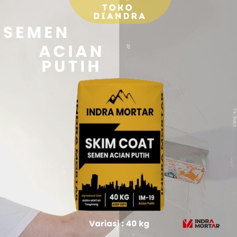 Semen Instan Mortar | Semen Acian Putih Berkualitas| Indra Mortar IM- 19
