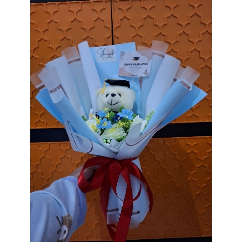 BUKET BUNGA WISUDA | BUKET WISUDA MEDAN | GRADUATION BOUQUET | BUKET BUNGA PALSU SHERSGIFT