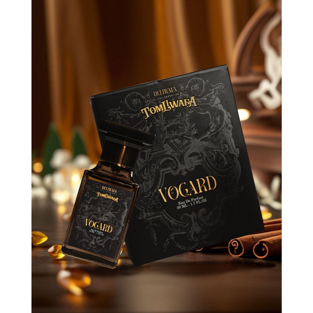 [Tom Liwafa X Deliwafa] Exclusive Parfum - Vogard (EDP) 50 ML | Unisex | Perfume Wanita Pria