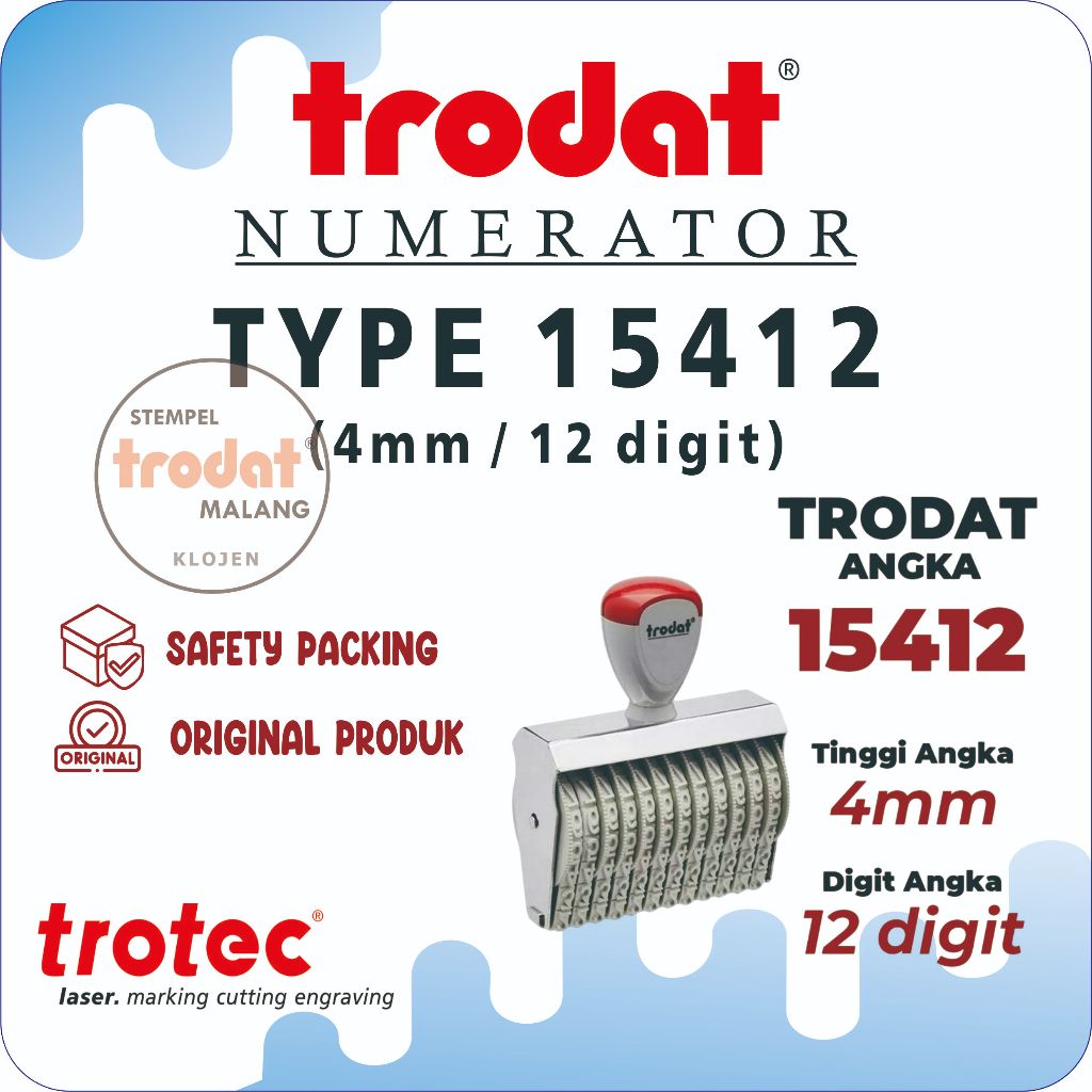 

Stempel Trodat 15412 (4mm 12digit) | STEMPEL TRODAT NUMERATOR (ANGKA DAN SIMBOL BISA DIPUTAR)
