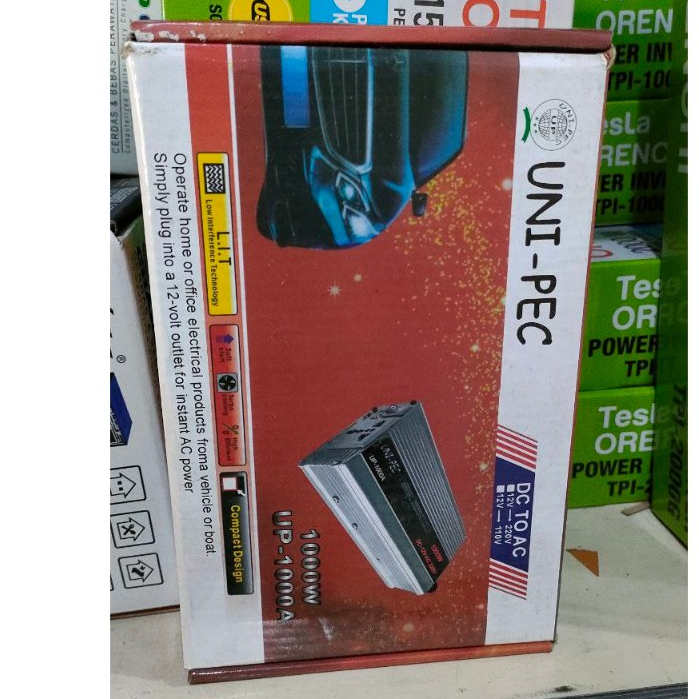 POWER INVERTER TESLA 1000W INVETER 1000WATT 1000 WATT DC 12V TO AC 220V