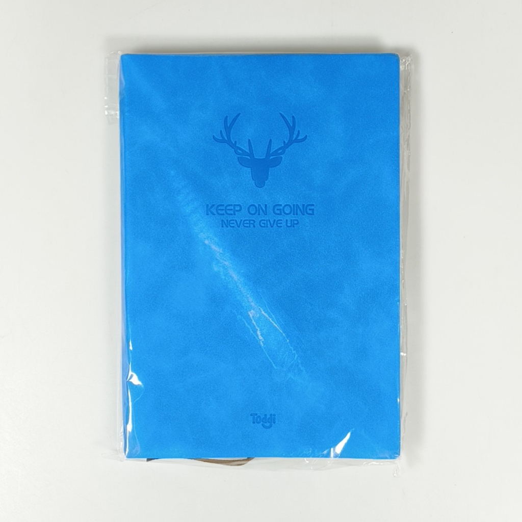 

Toddi Buku Jurnal Leather Notebook Diary 68GSM 200 Halaman Grid A5 - CW-5026 - Blue