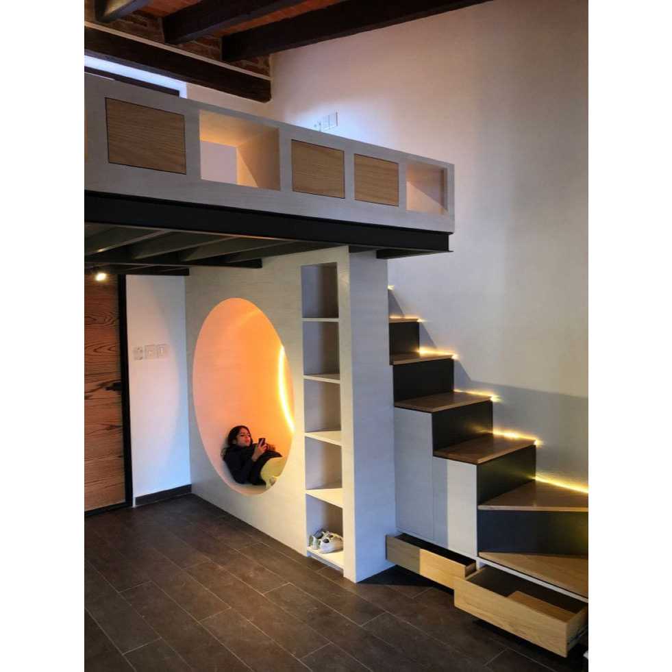 Mezzanine kamar anak/ loft bed kamar tidur cakep