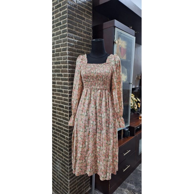 Dress sifon premium/ Dress sifon vintage
