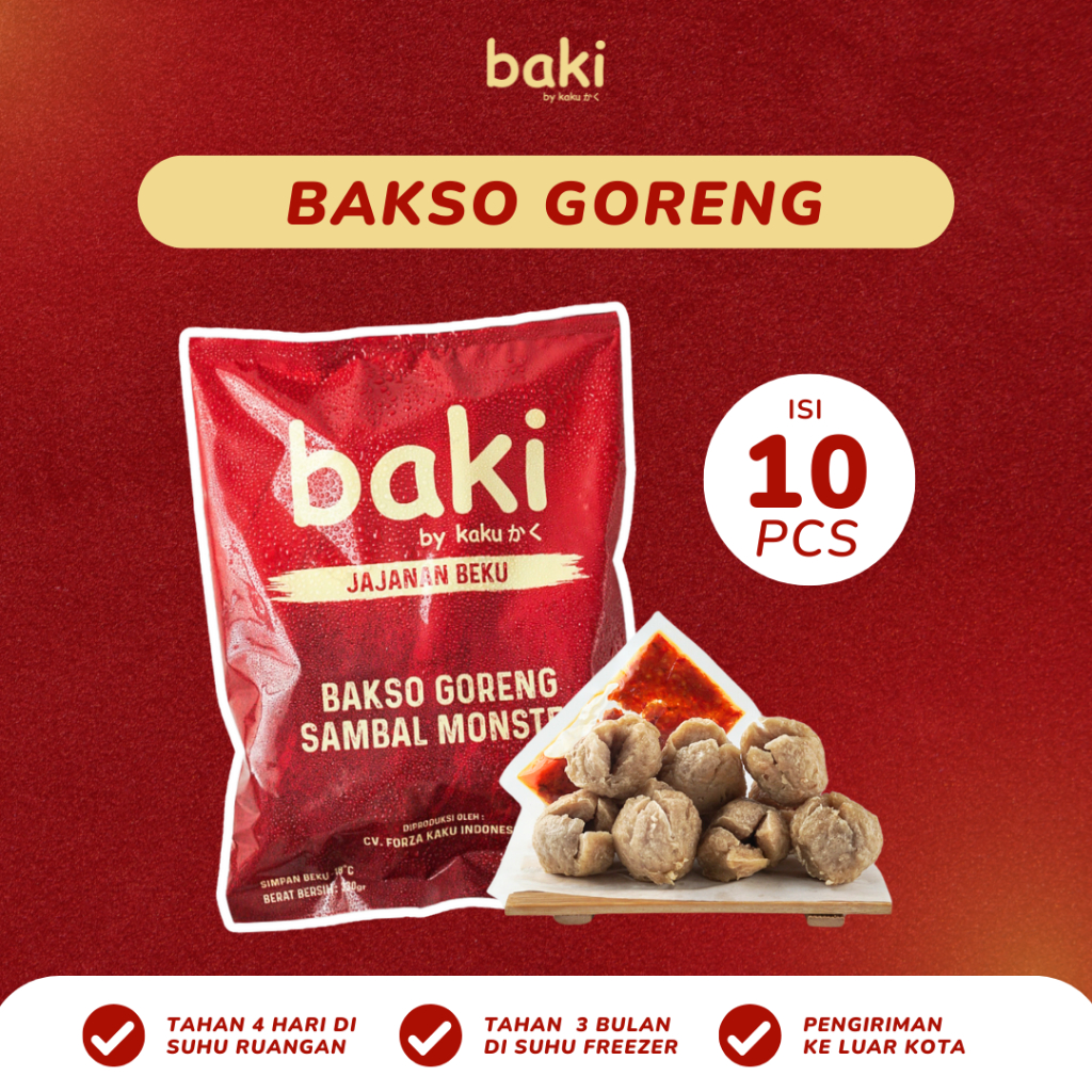 

Bakso Goreng Sambal Pedas Beku - Baki by Kaku