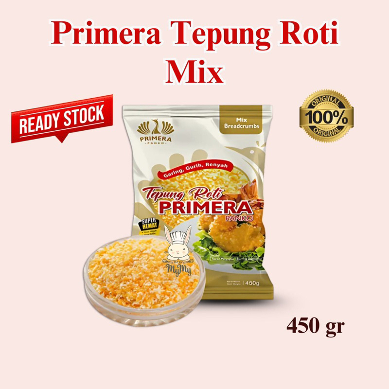 

Tepung Roti Primera Panko 450gr | Mix Warna