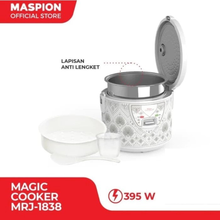 MAGICOM RICE COOKER PENANAK NASI MASPION MRJ-1838 (1.8 L) MOTIF BATIK