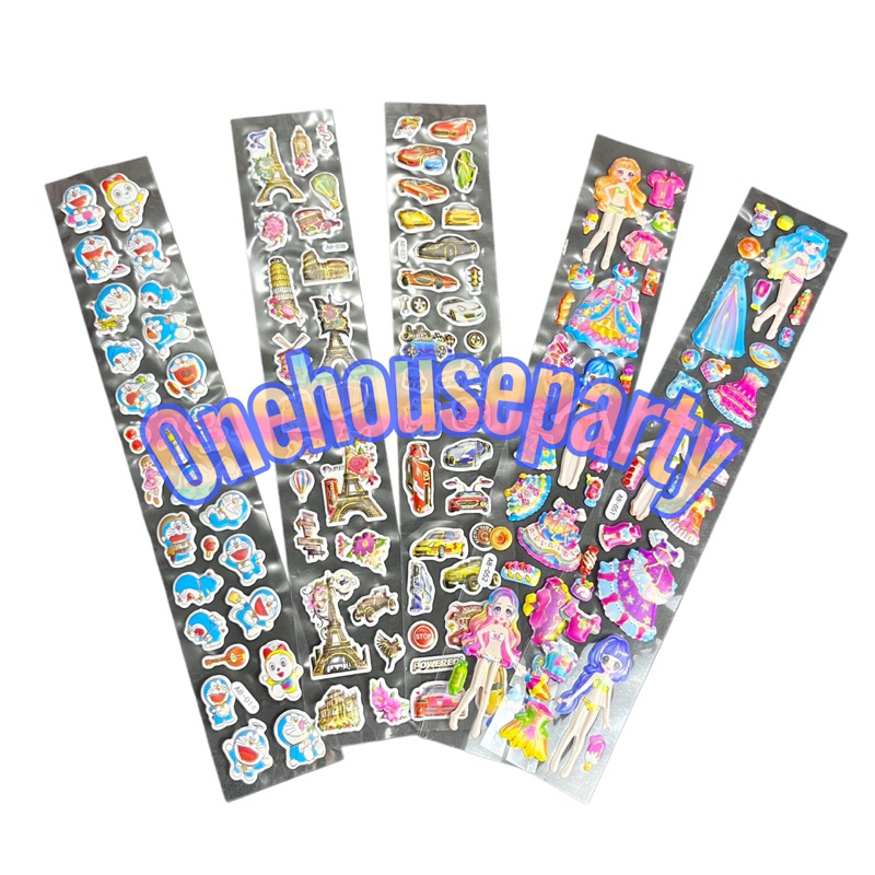 

Sticker timbul panjang anak lucu karakter sticker mainan anak perempuan lucu mainann edukasi anak one house party
