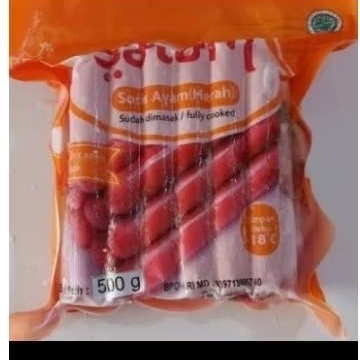 

FROZEN FOOD SOSIS AYAM MERAH SALAM 500g