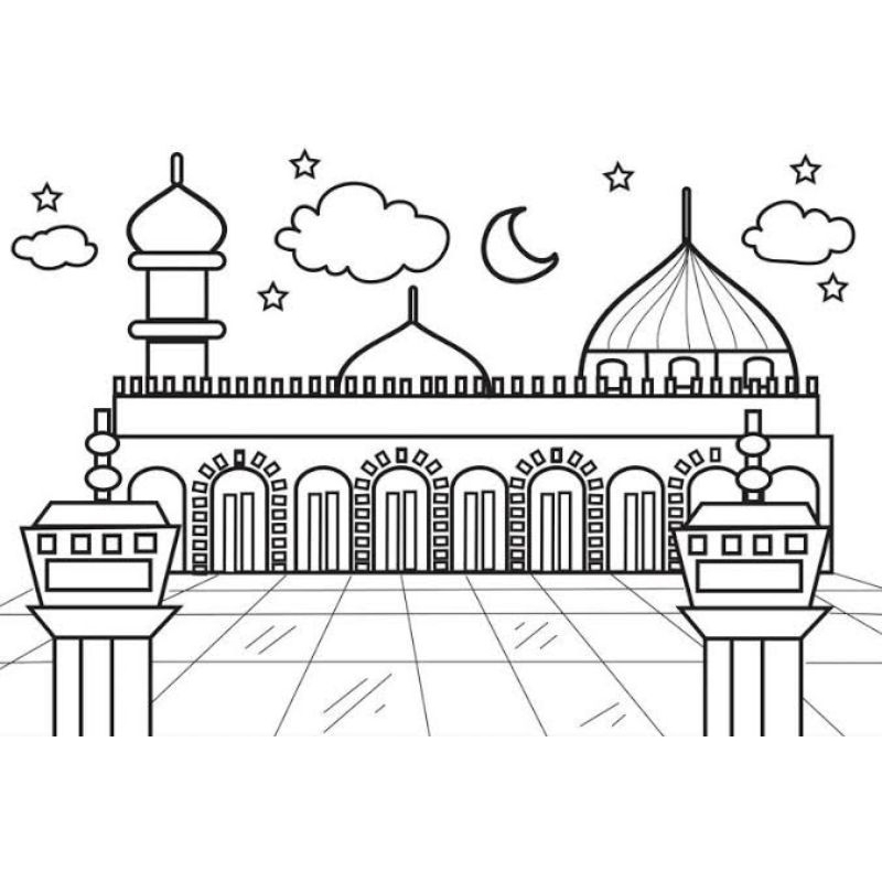 

KERTAS MEWARNAI MOTIF TEMA ISLAM HVS A4 21 x 29,7 (Besar)