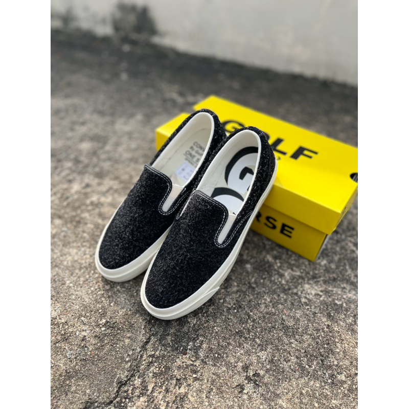 CONVERSE X GOLF WANG CC SLIP ON BLACK 100% ORIGINAL