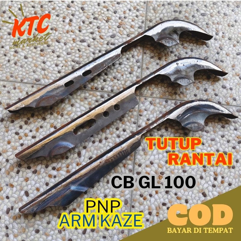 KTC - TUTUP RANTE KATENGKAS RANTAI CB GL100 PNP AREM KAZE W175 ORIGINAL HANDMADE CPX