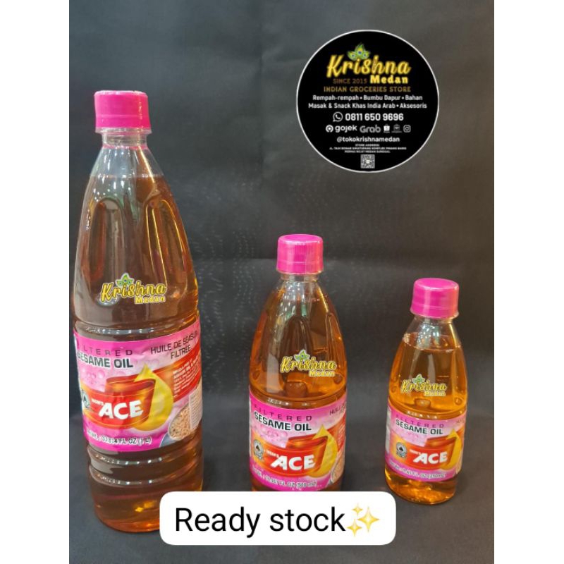 

ACE Filtered Sesame Oil | Minyak Wijen | Nallennai