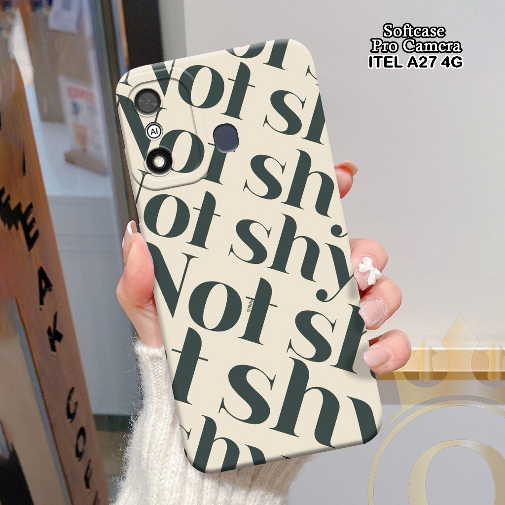 Softcase ITEL A27 4G - ORORA - Casing ITEL A27 4G  - Motif case Abstrak - ITEL - Softcase ITEL A27 4