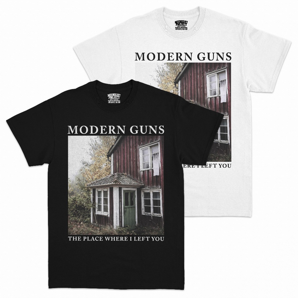 T-shirt MODERN GUNS - The Place Where I Left You | Kaos Band Modern Guns