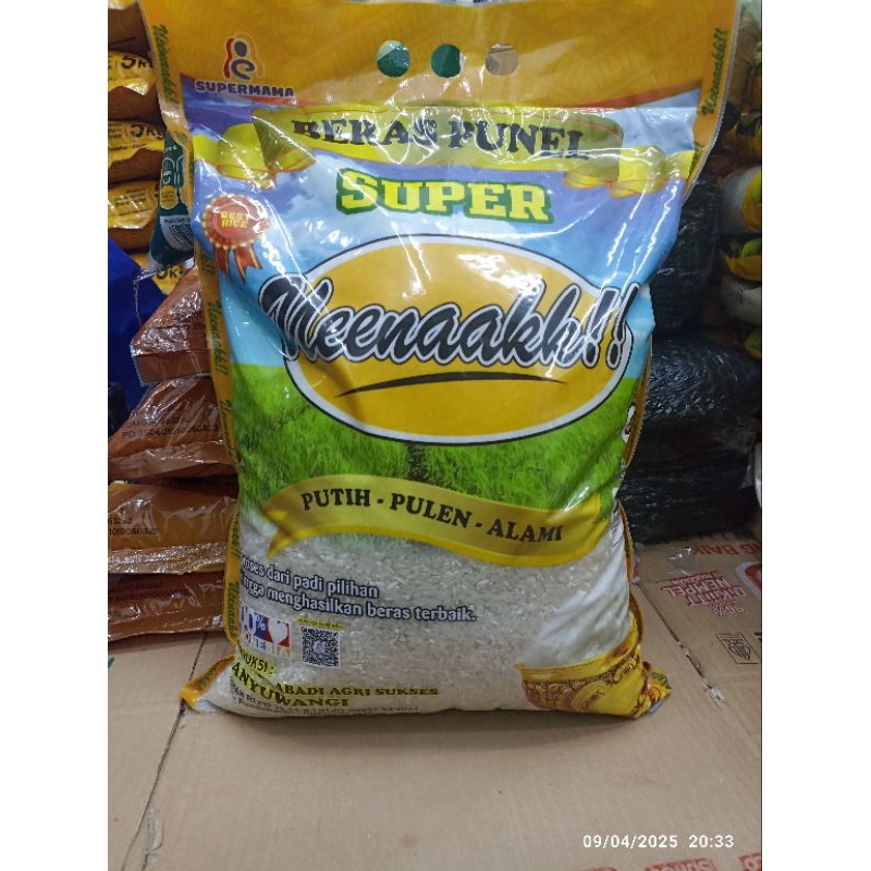 

BERAS UEENAK 5 KG READY STOK