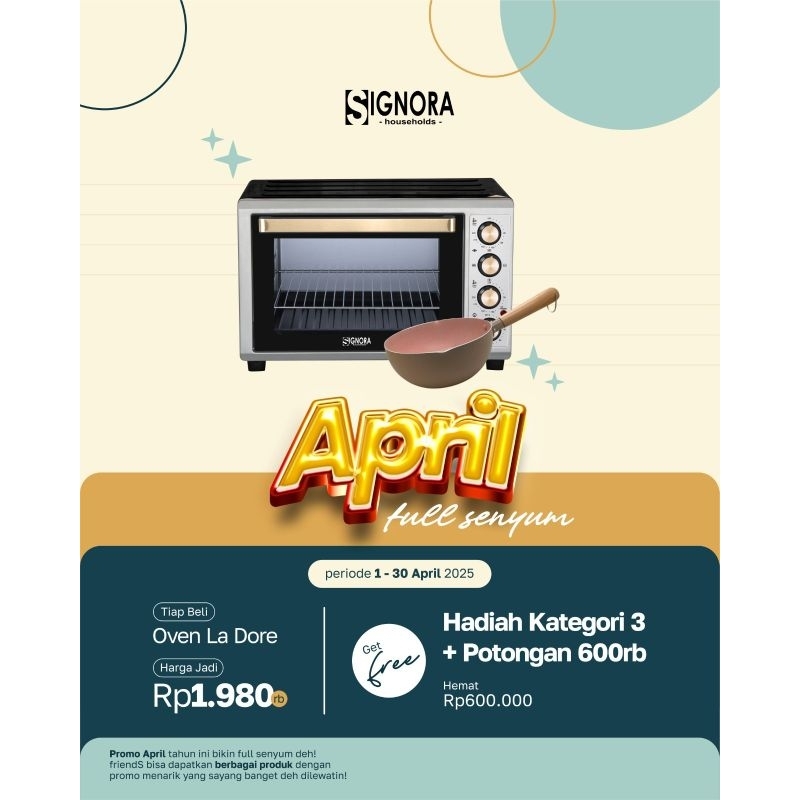 Promo Oven La Dore Signora/Oven listrik/Oven Signora