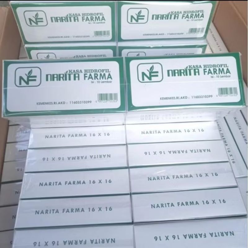 KASA KOTAK NARITA FARMA _ KASA HIDROFIL NARITA FARMA