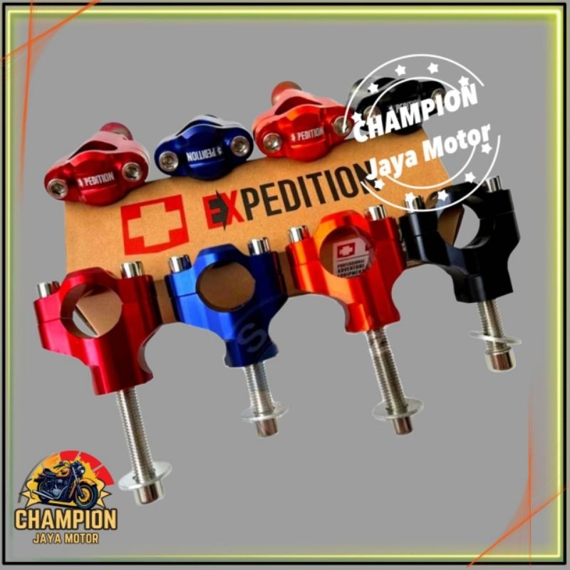 Raiser Stang Fatbar Expedition KLX 150 Dtracker 150 CRF 150 Bahan Full CNC Raiser Stang Fatbar Origi