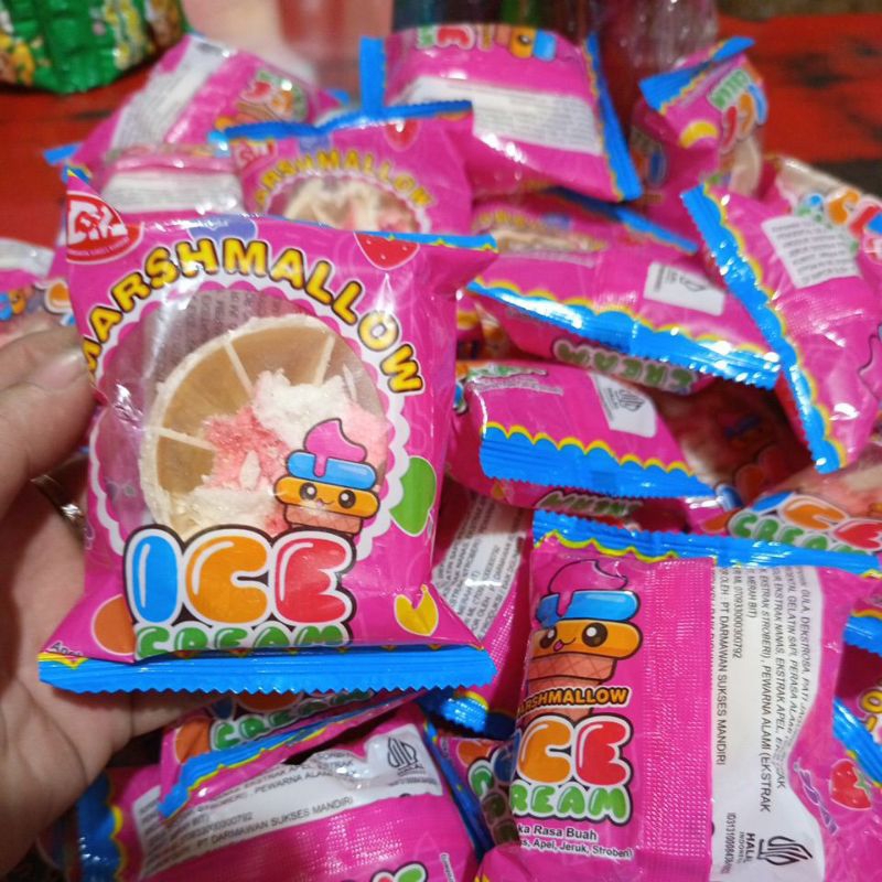 

MARSHMELOW ICE CREAM paket 5 pcs