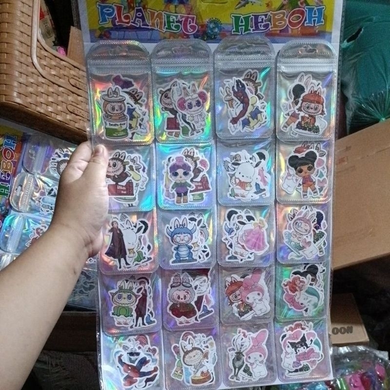 

Stiker Metalik Lembaran isi 20 Pcs