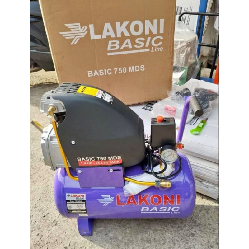 MESIN KOMPRESOR LISTRIK LAKONI 1HP/25 LITER BASIC