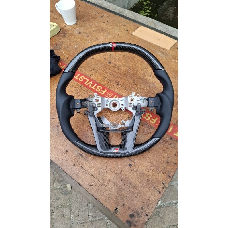 lingkar stir fortuner vrz carbon asli stir pnp ke fortuner vrz dan hiliux revo