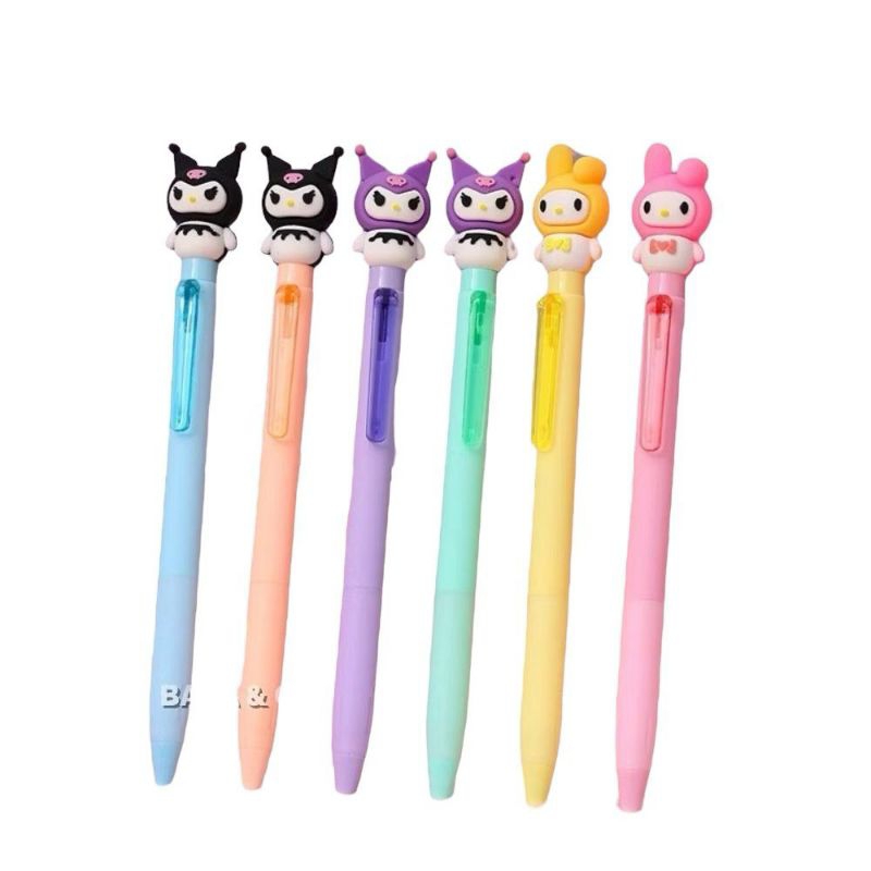 

Pen Sanrio Lucu Pulpen Mekanik Makaron Cute