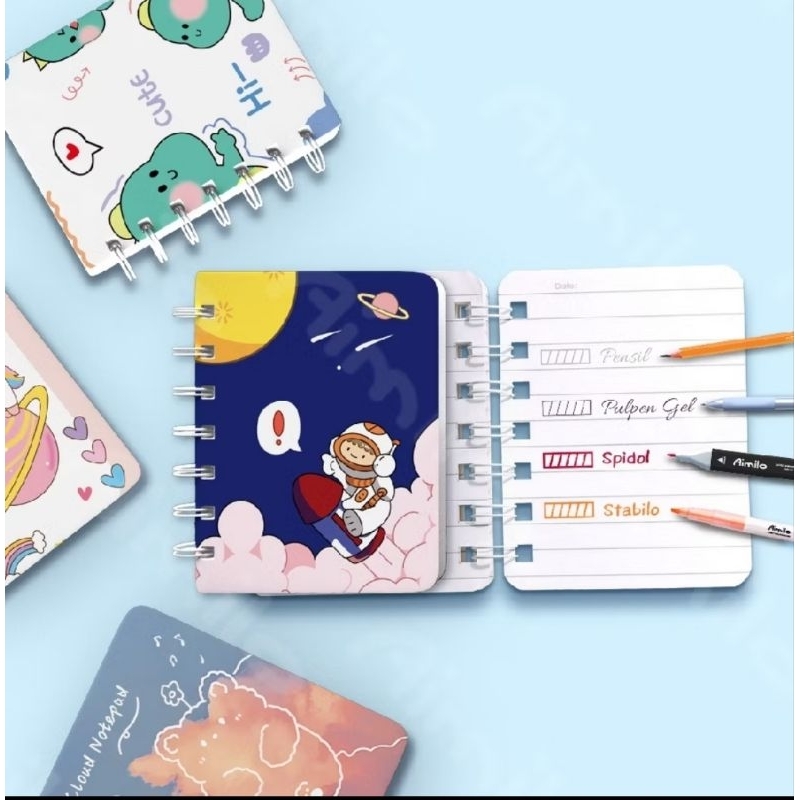 

Buku tuli A47/buku tulis mini/notebook mini