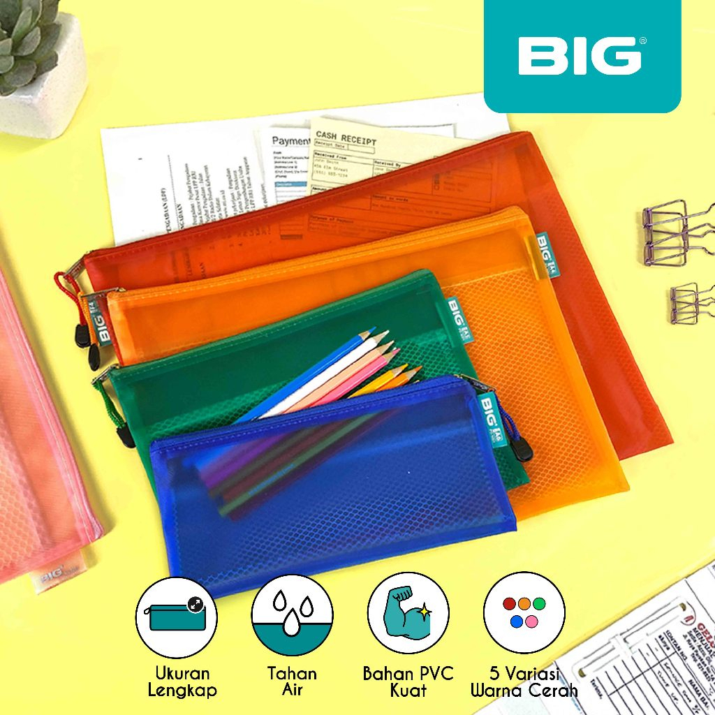 

BIG Pocket File PO-9001 File Folder Ritsleting Polos PO-9001